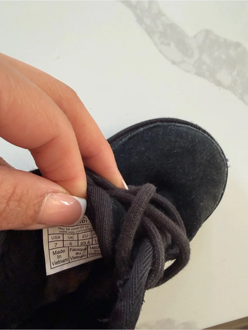 UGG Neumel II boots in black suede 7C